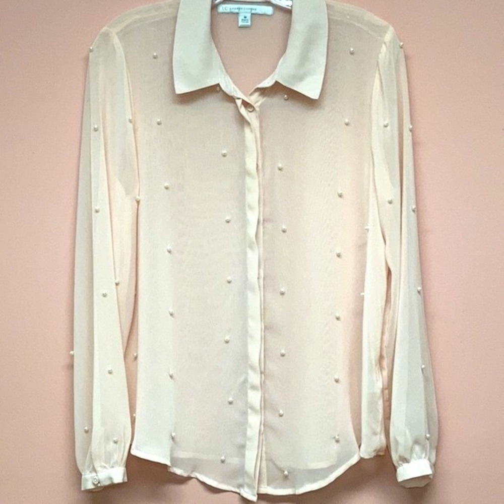 From Office to Evening pearl embellished blouse - Picture 5 of 6